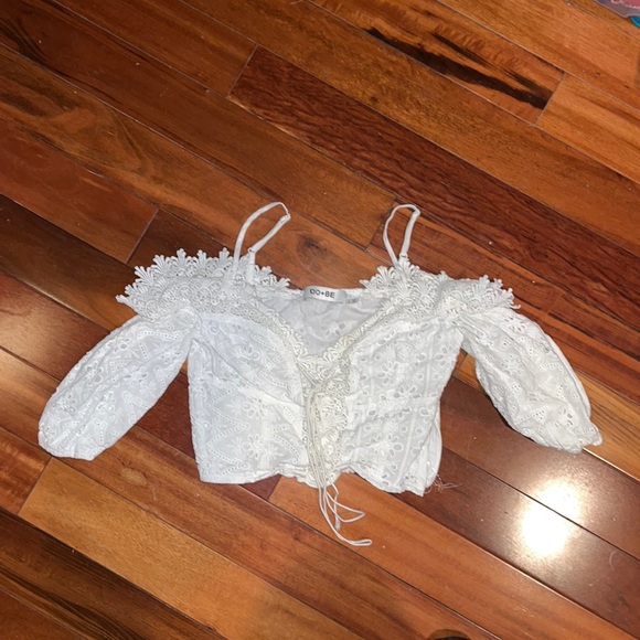 DO+BE Tops - Do-Be crop peplum top